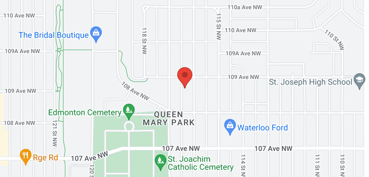 map of #3 10836 116 ST NW